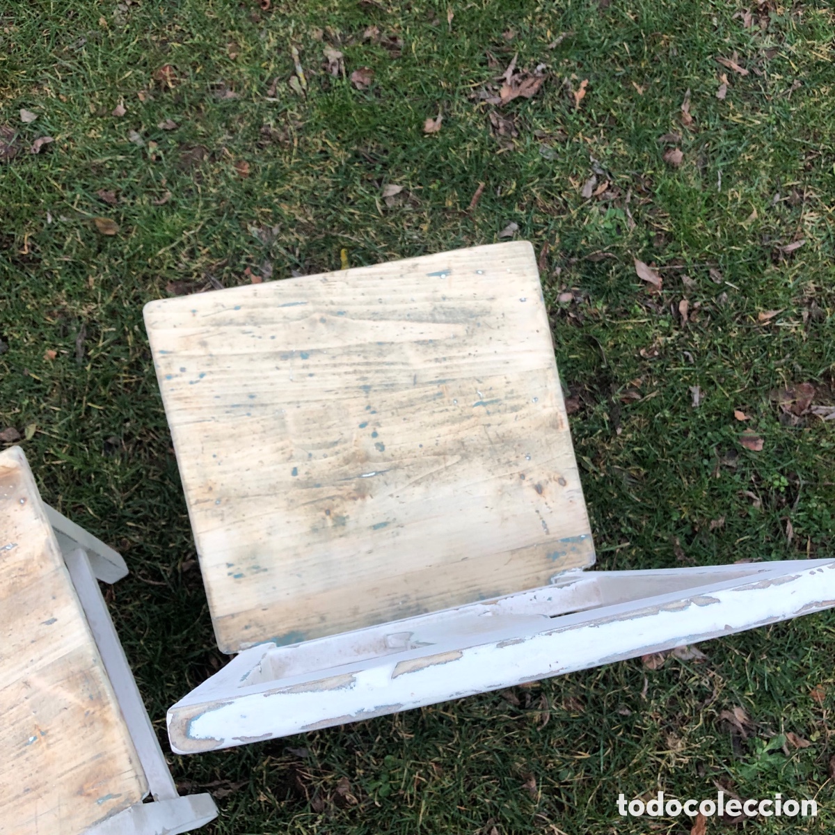 Antig&uuml;edades: DOS SILLAS ANTIGUAS DE MADERA - Foto 10