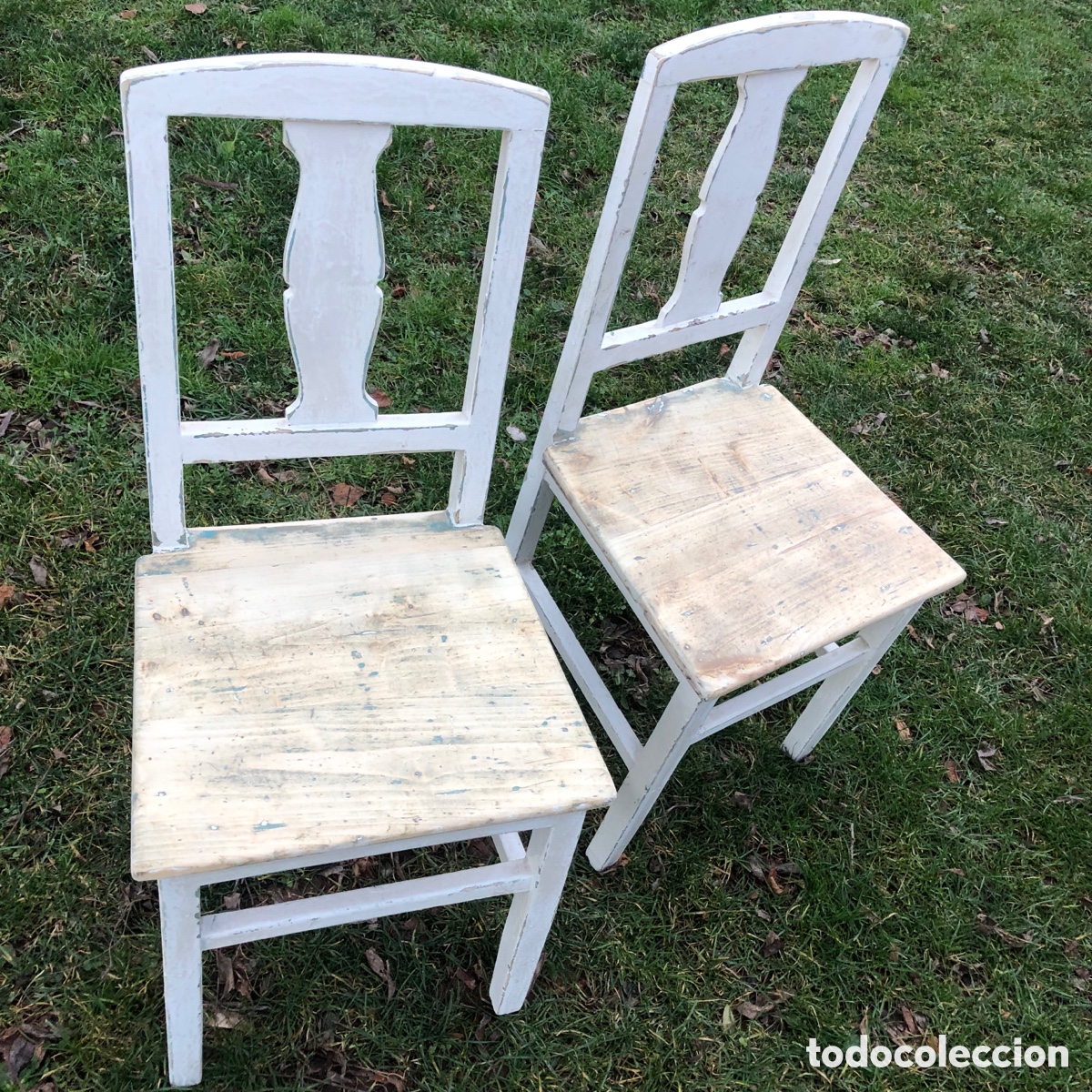 Antig&uuml;edades: DOS SILLAS ANTIGUAS DE MADERA - Foto 15