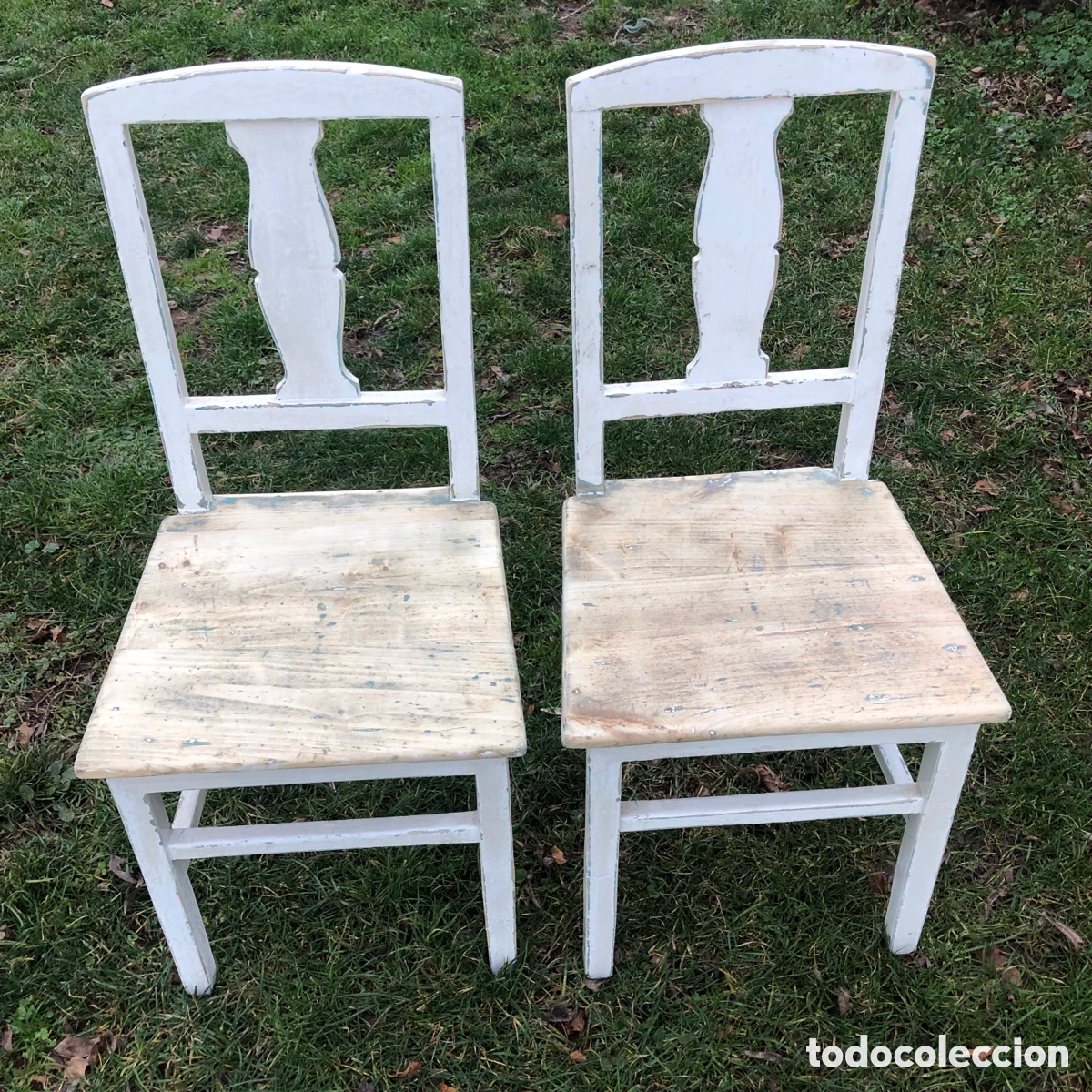 Antig&uuml;edades: DOS SILLAS ANTIGUAS DE MADERA - Foto 1