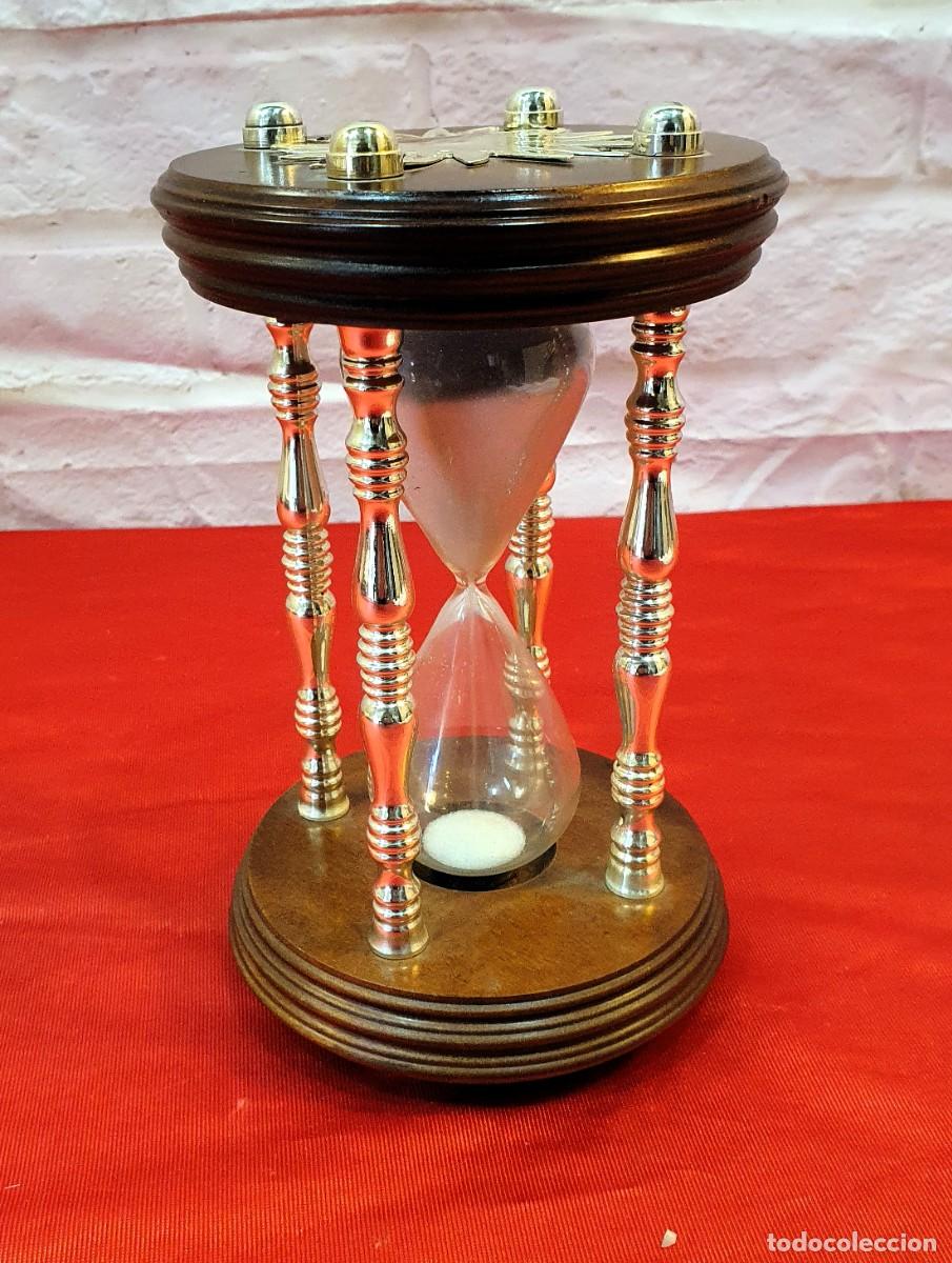 Antig&uuml;edades: Reloj de arena plata de ley - Foto 1