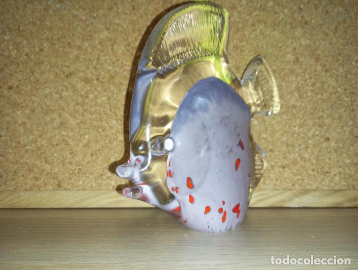 Antig&uuml;edades: Bonito pez en cristal de Murano - Foto 9