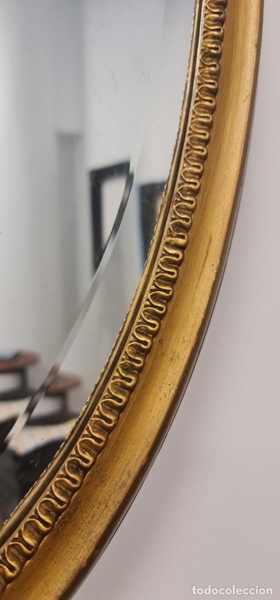 Antig&uuml;edades: Espejo Neocl&aacute;sico pan de oro - Foto 2
