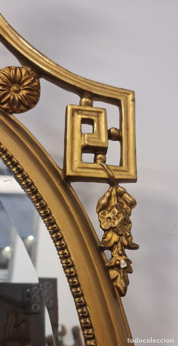 Antig&uuml;edades: Espejo Neocl&aacute;sico pan de oro - Foto 5