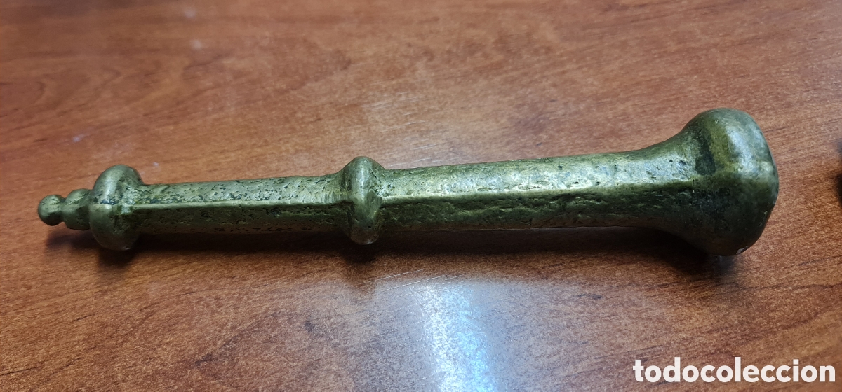 Antig&uuml;edades: GRAN MORTERO MUY ANTIGUO DE BRONCE MACIZO - Foto 22