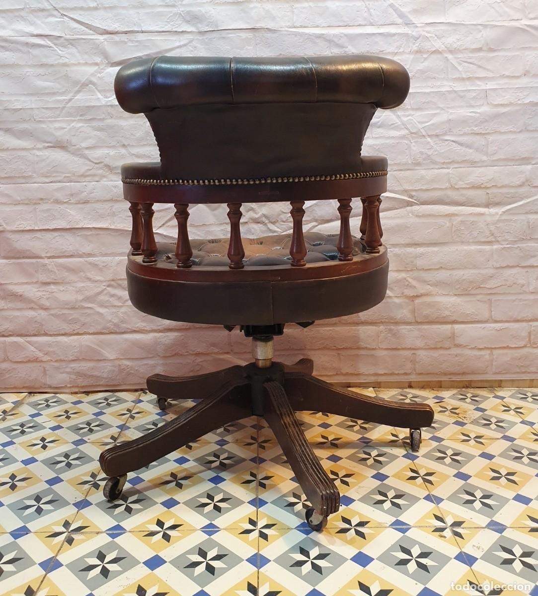 Antig&uuml;edades: Sillon giratorio chester - Foto 5