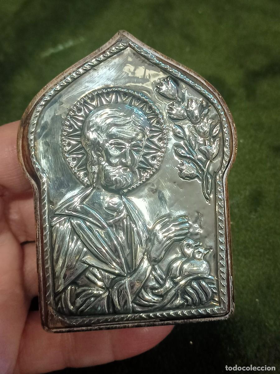 Antig&uuml;edades: Peque&ntilde;o icono de San Jos&eacute;. REF-3868 - Foto 1