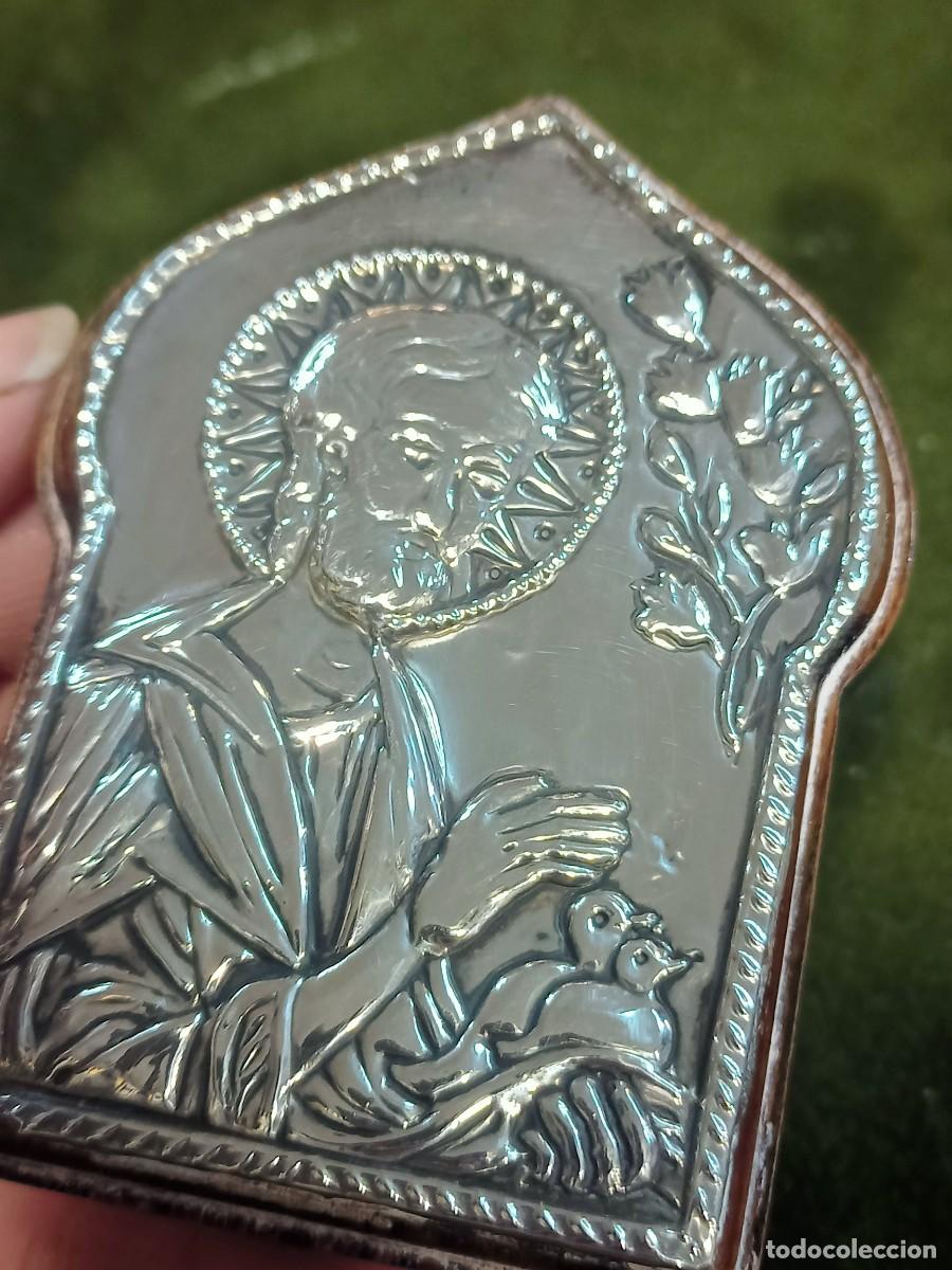 Antig&uuml;edades: Peque&ntilde;o icono de San Jos&eacute;. REF-3868 - Foto 2