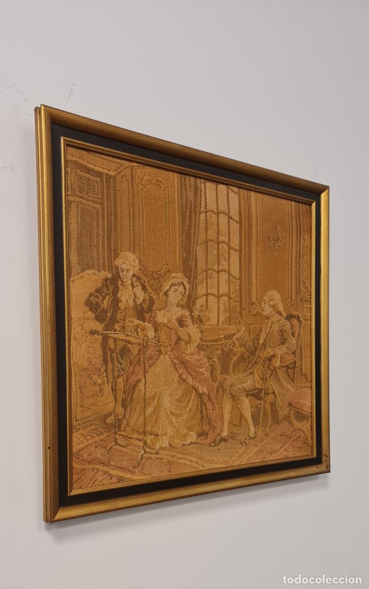 Antig&uuml;edades: Antiguo tapiz gobelino frances - Foto 4
