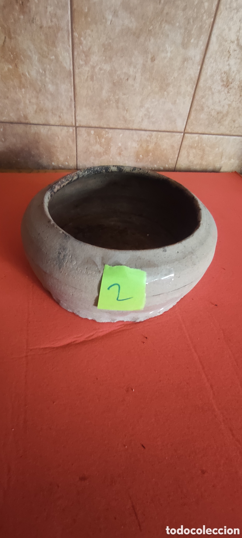 Antig&uuml;edades: Antiguo Bebedero / Comedero de barro - Foto 6