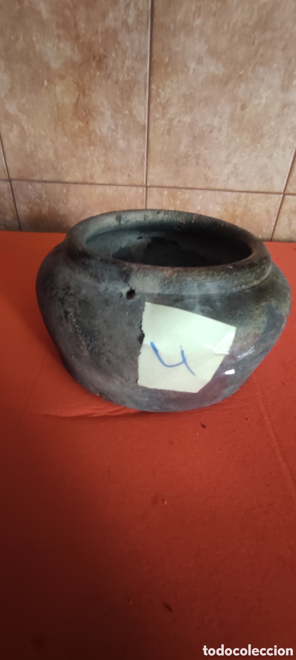 Antig&uuml;edades: COMEDERO / BEBEDERO DE BARRO - Foto 3