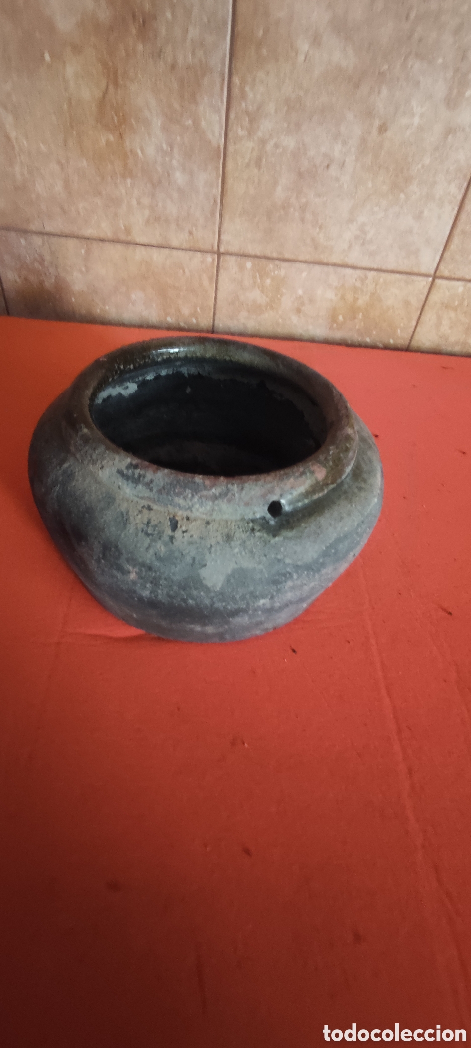 Antig&uuml;edades: COMEDERO / BEBEDERO DE BARRO - Foto 5