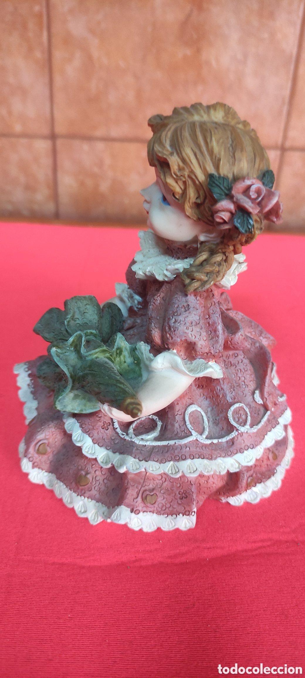 Antig&uuml;edades: FIGURA NI&Ntilde;A DE RESINA - Foto 4