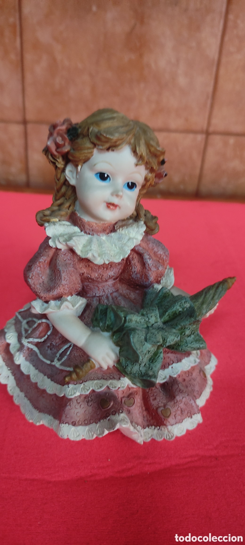 Antig&uuml;edades: FIGURA NI&Ntilde;A DE RESINA - Foto 7