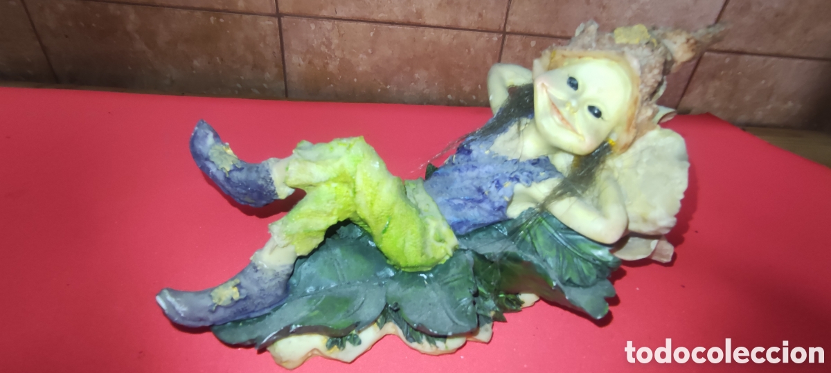 Antig&uuml;edades: FIGURA GNOMO RESINA - Foto 2