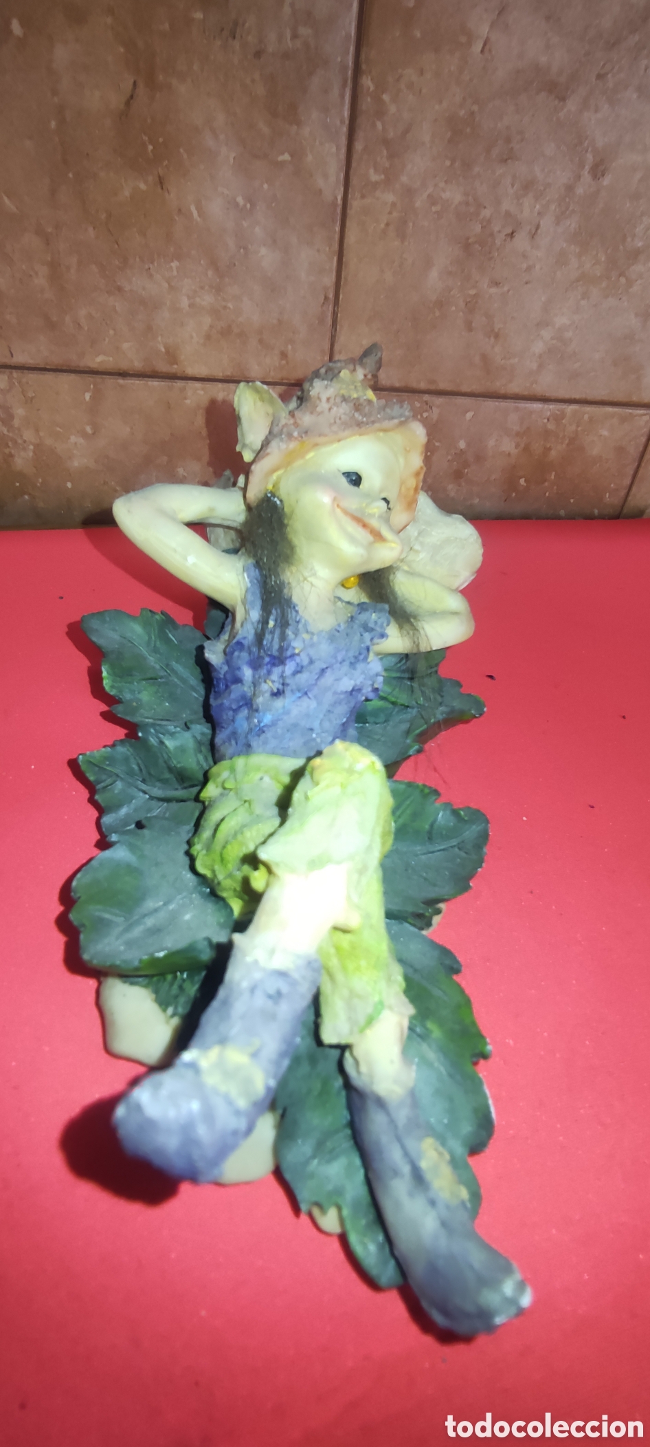 Antig&uuml;edades: FIGURA GNOMO RESINA - Foto 3
