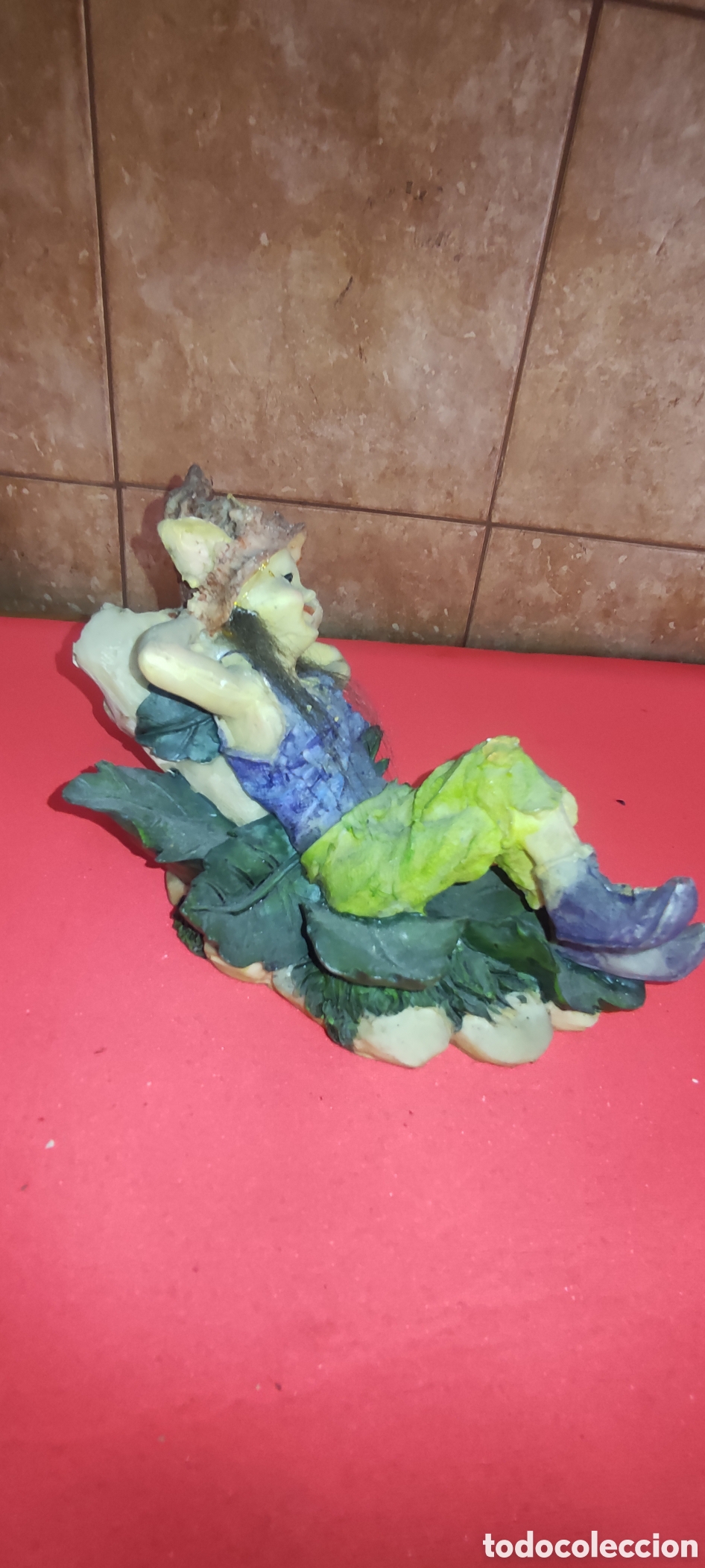Antig&uuml;edades: FIGURA GNOMO RESINA - Foto 4