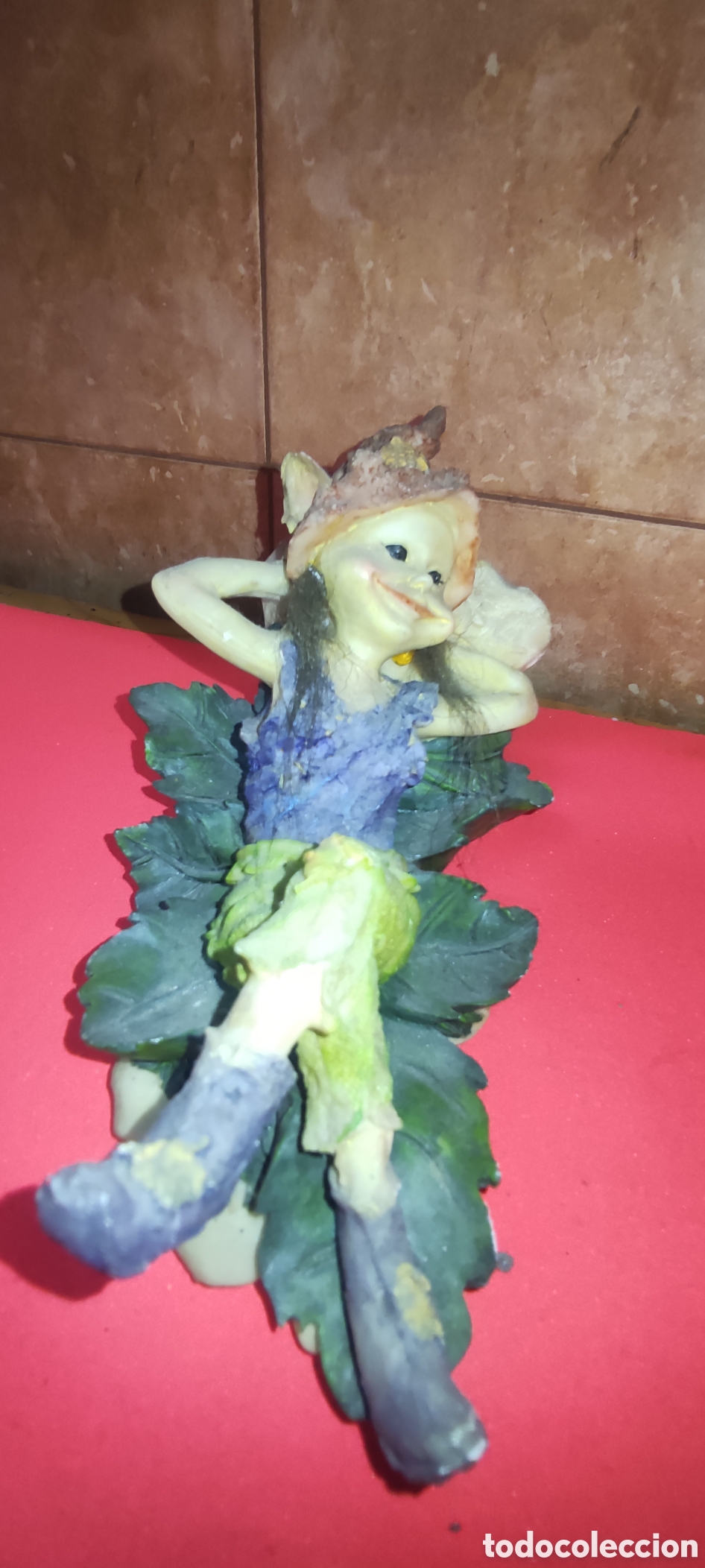 Antig&uuml;edades: FIGURA GNOMO RESINA - Foto 6