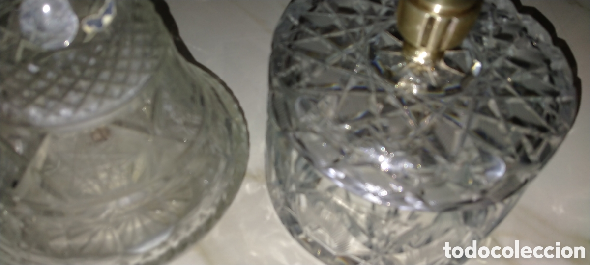 Antig&uuml;edades: Botella de cristal y caja de cristal de roca - Foto 3