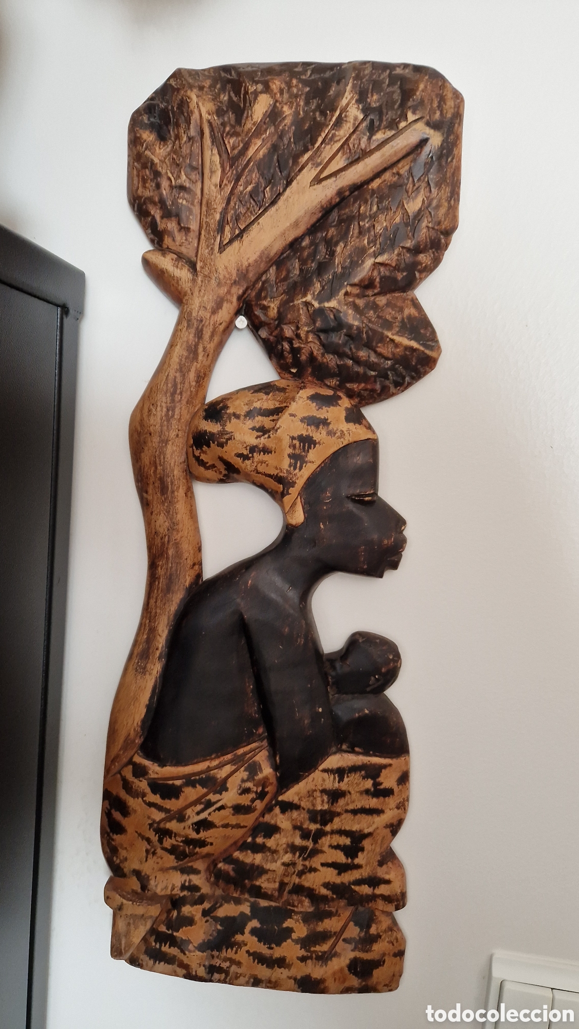 Antig&uuml;edades: Pareja Africana e madera - Foto 2