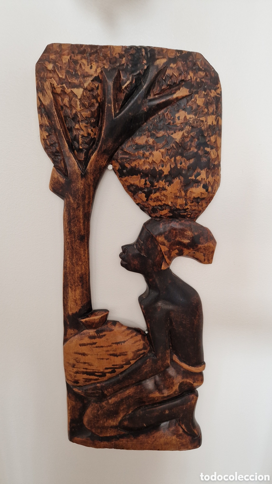 Antig&uuml;edades: Pareja Africana e madera - Foto 1