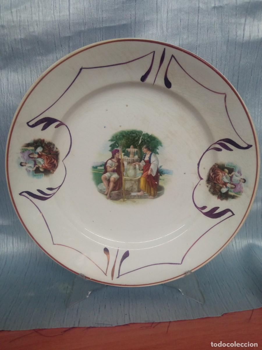 Antig&uuml;edades: Plato decoraci&oacute;n 1920-40 - Foto 1