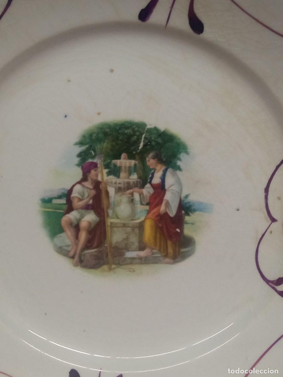 Antig&uuml;edades: Plato decoraci&oacute;n 1920-40 - Foto 2