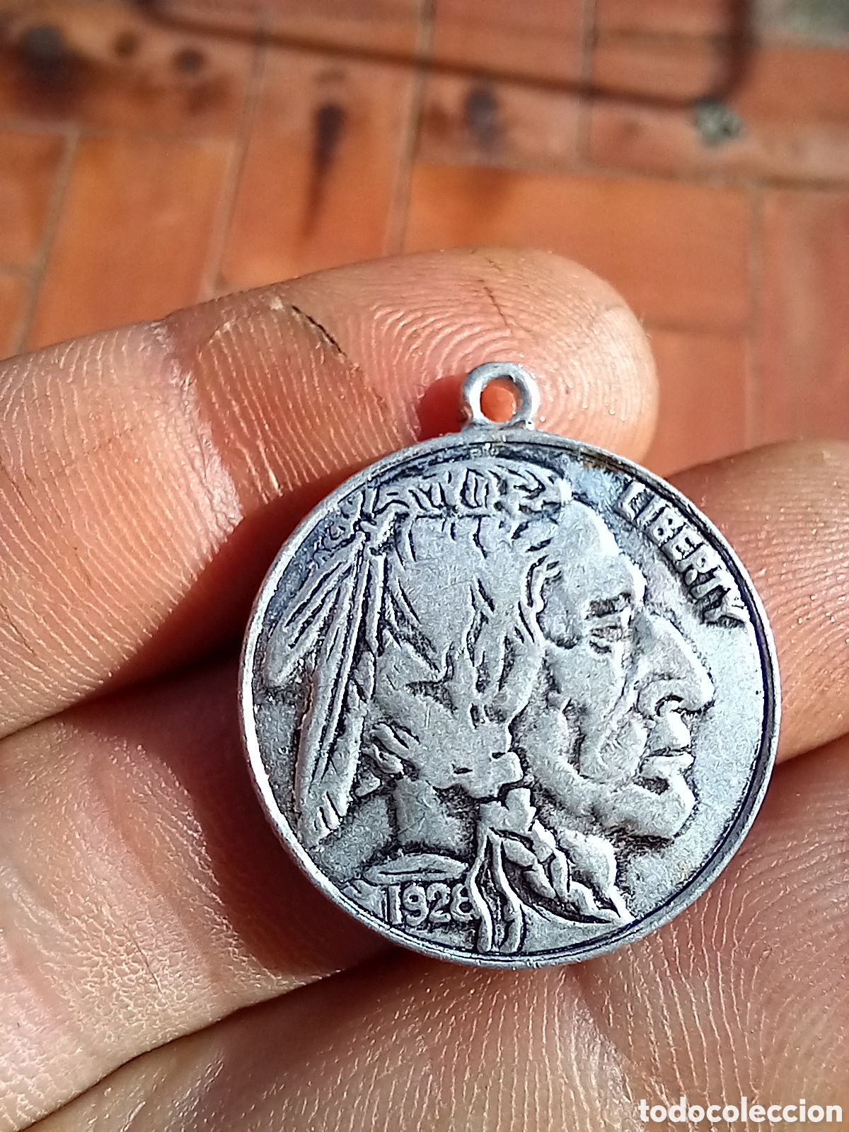 Antiques: MEDALLA EN ALUMINIO