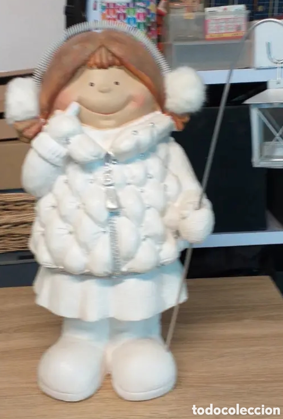 Antig&uuml;edades: Mu&ntilde;eca portavelas - Foto 1
