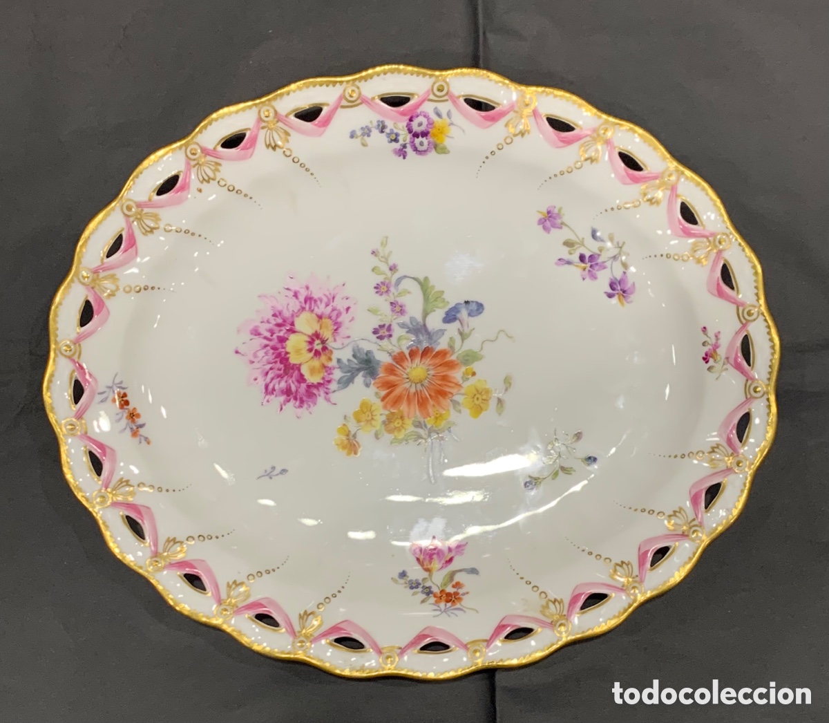 Antig&uuml;edades: Bandeja Royal Copenhague. 1860 - Foto 13