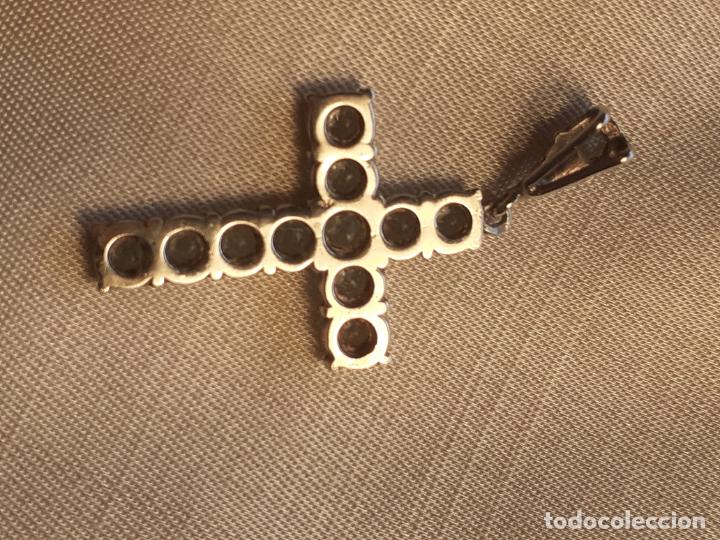 Antig&uuml;edades: Cruz de plata y aguamarinas - Foto 7
