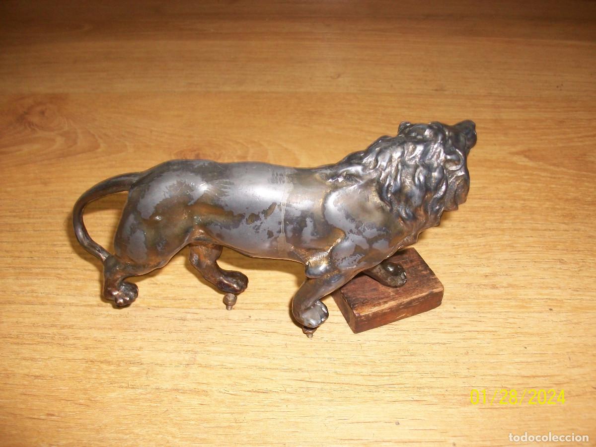 Antig&uuml;edades: FIGURA DE LEON BRONCEADO - Foto 4