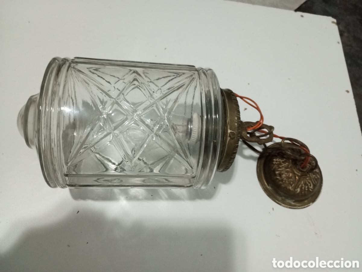 Antig&uuml;edades: Lampara Art d&eacute;co vintage a&ntilde;os 30