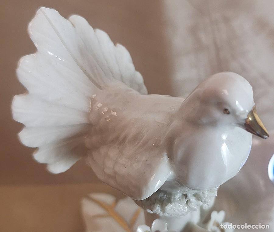 Antig&uuml;edades: Figura Palomas Capodimonte - Foto 11