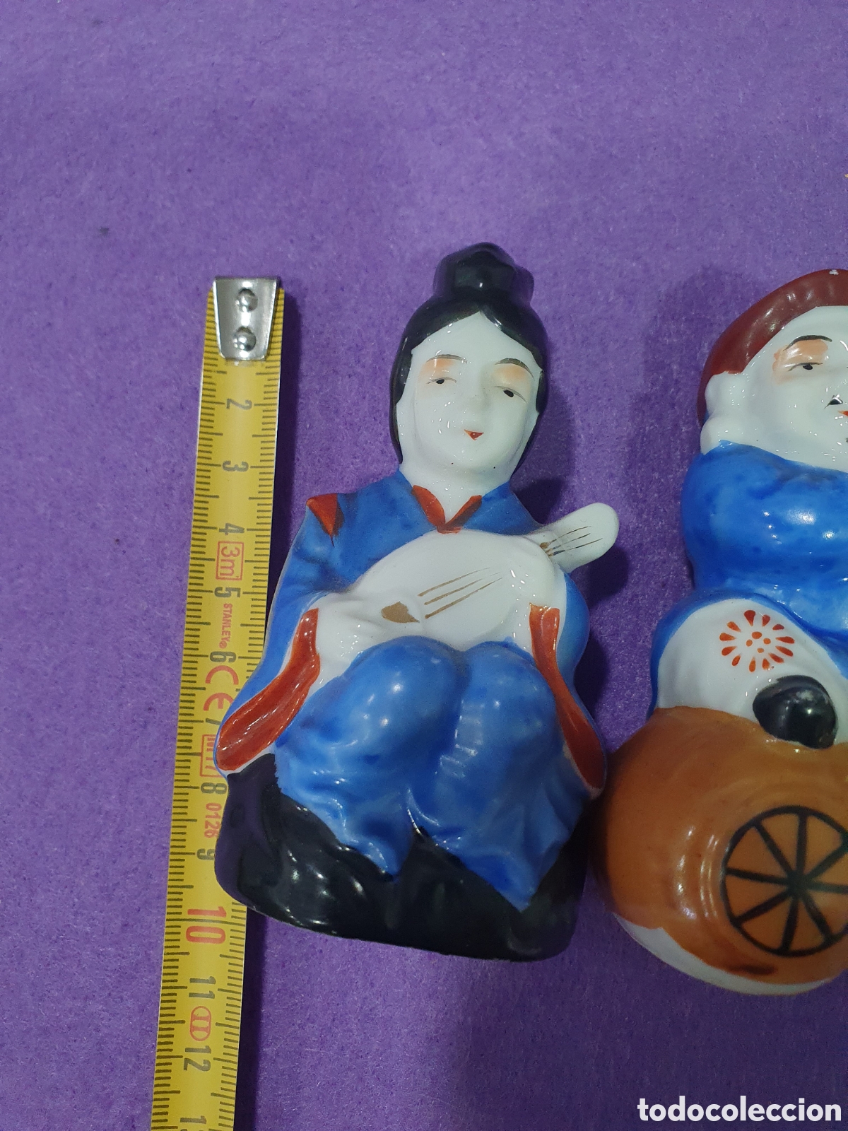 Antig&uuml;edades: Lote de 4 netsukes en porcelana. (L7) - Foto 2