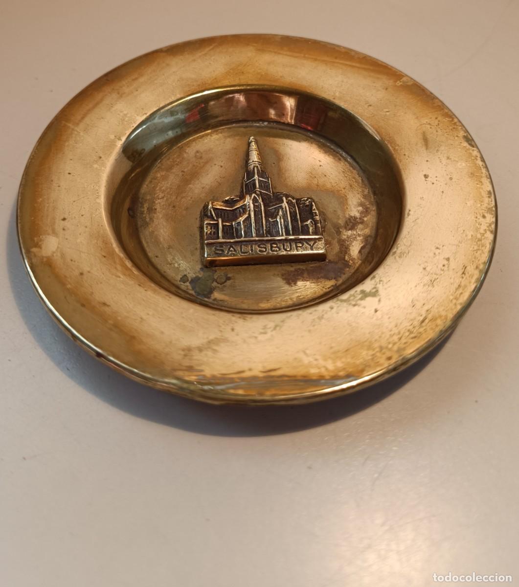 Antig&uuml;edades: PRECIOSO Y ANTIGUO RECIPIENTE DE LATON - Foto 1