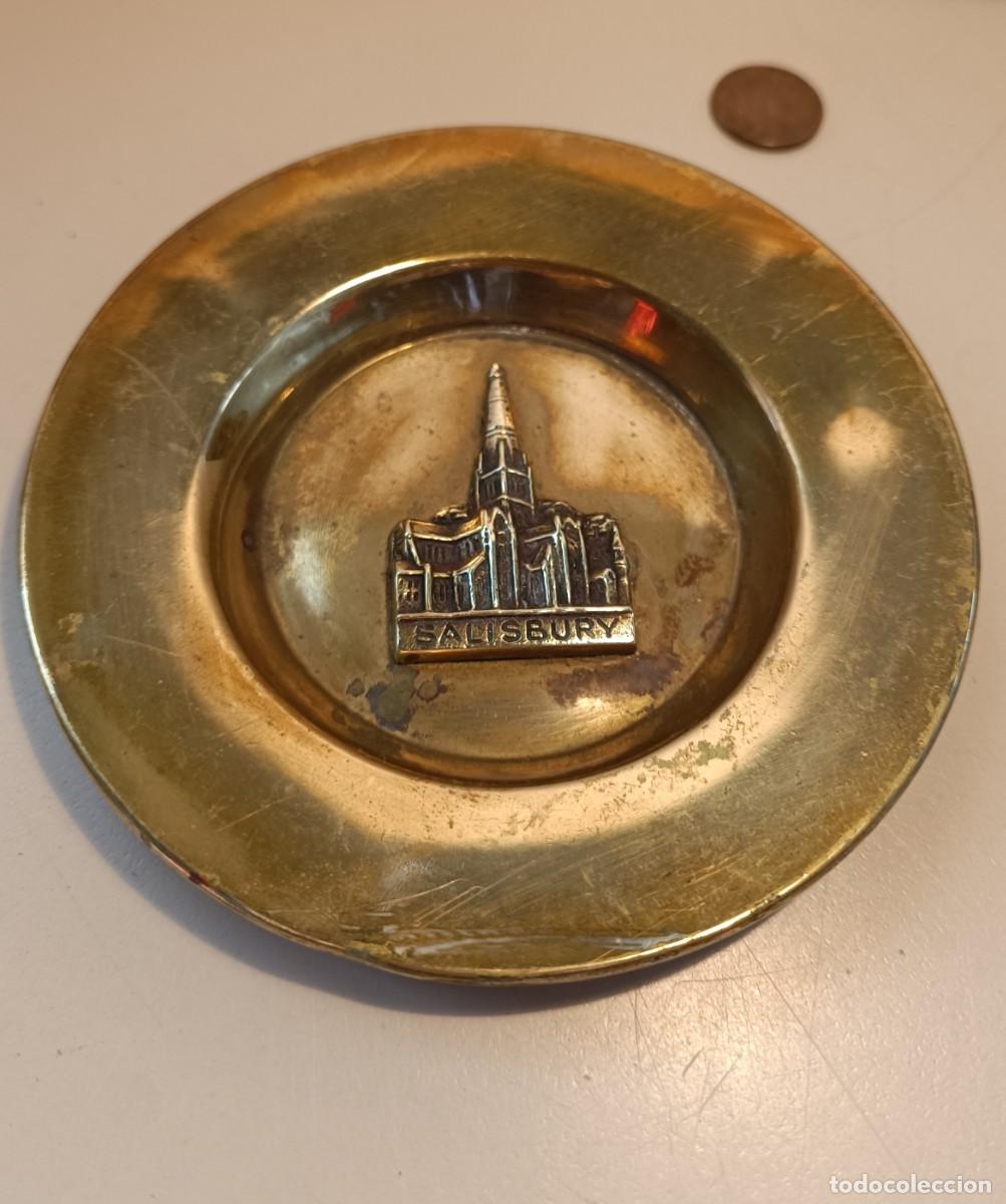 Antig&uuml;edades: PRECIOSO Y ANTIGUO RECIPIENTE DE LATON - Foto 3