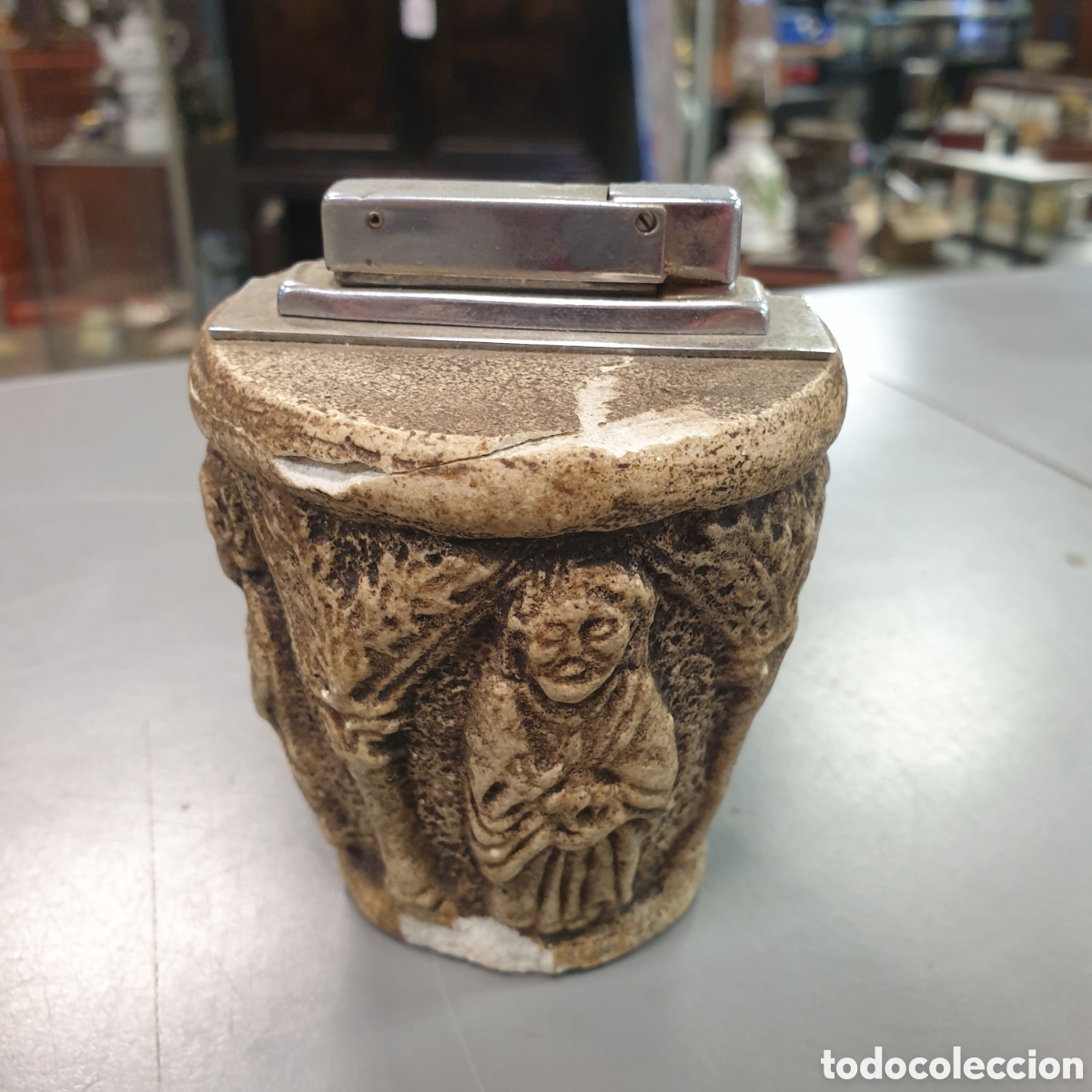 Antig&uuml;edades: Mechero APOSTOL SANTIAGO - Foto 2