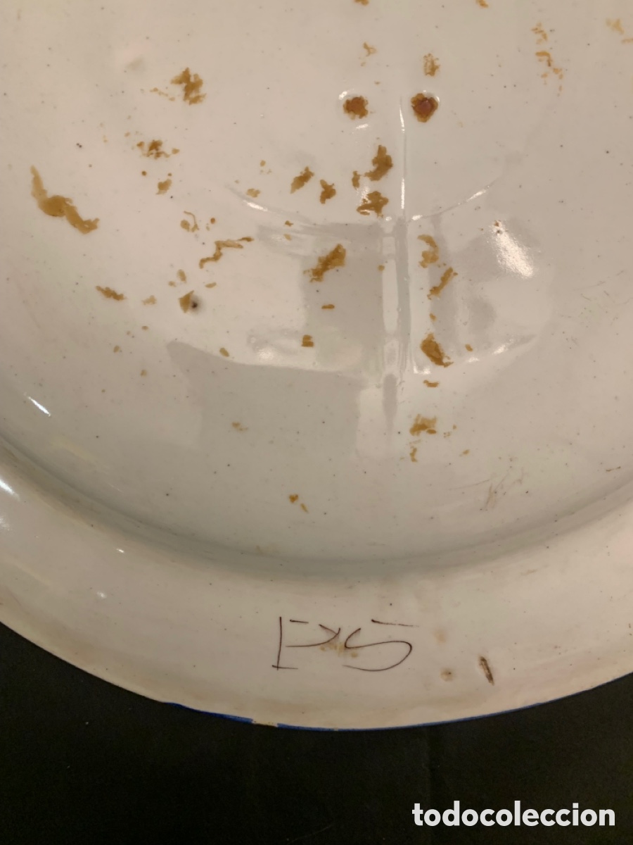 Antig&uuml;edades: Plato de cer&aacute;mica de Manises. - Foto 8