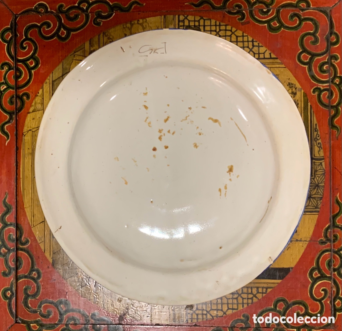 Antig&uuml;edades: Plato de cer&aacute;mica de Manises. - Foto 11