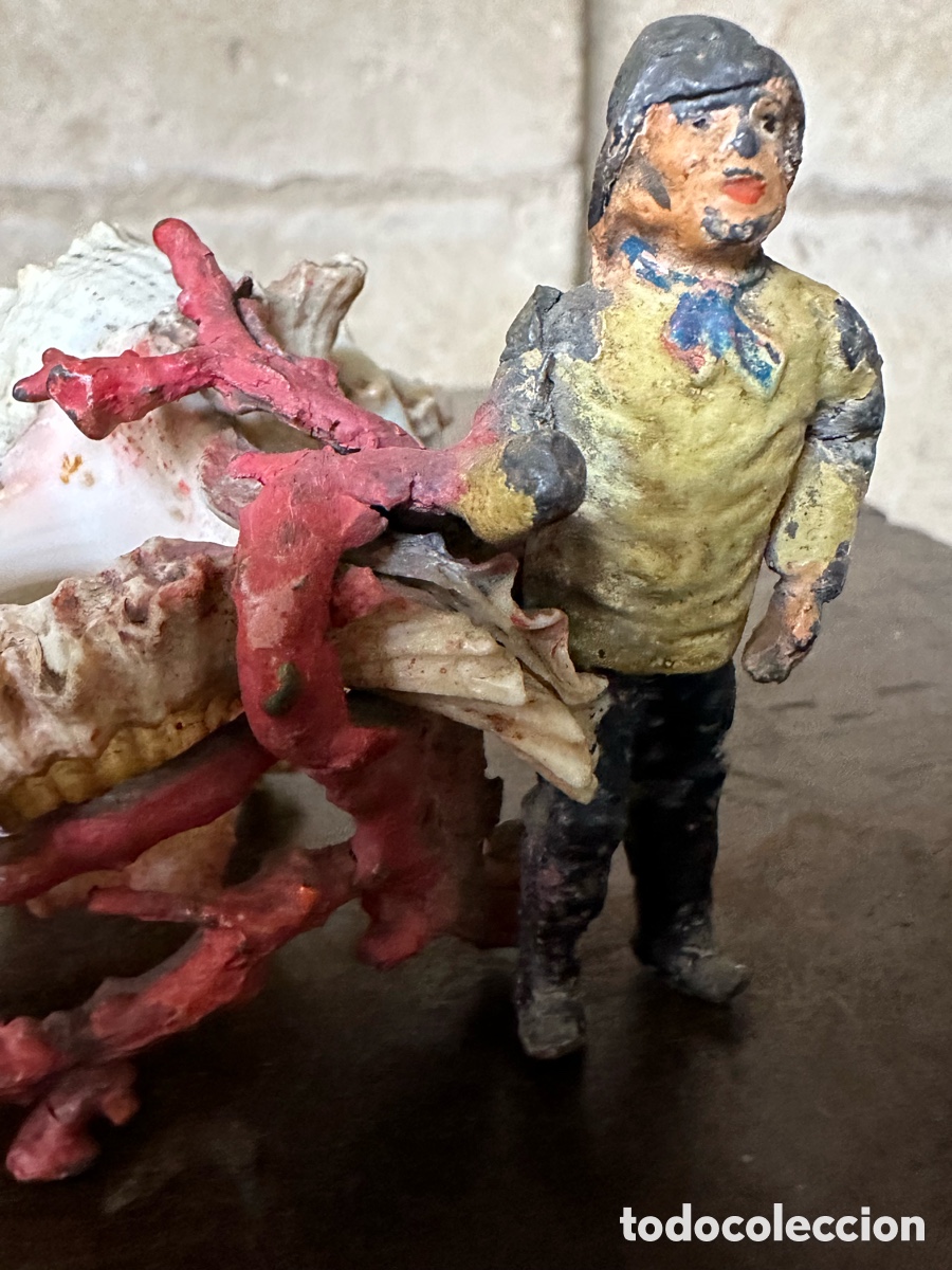 Antig&uuml;edades: Figura plomo Nuremberg bronce Viena - Foto 10
