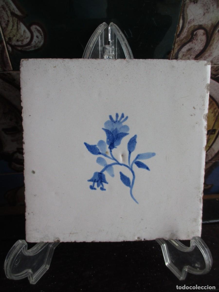 Antig&uuml;edades: Azulejo pintado siglo XIX - Foto 1