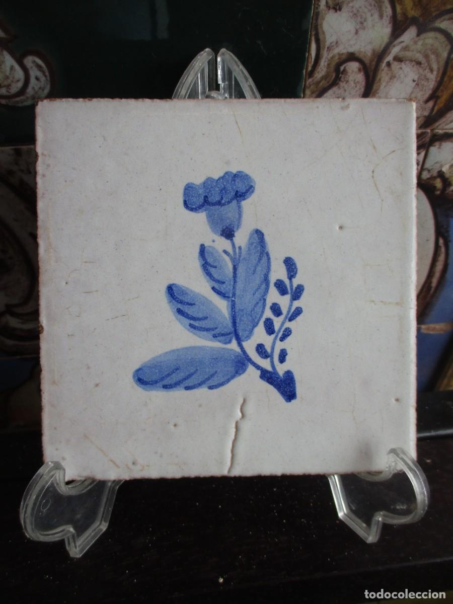Antig&uuml;edades: Azulejo pintado siglo XIX - Foto 1