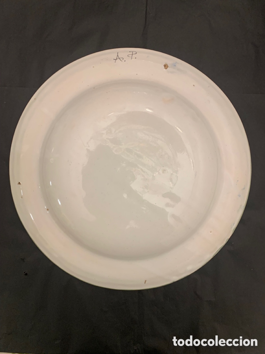 Antig&uuml;edades: Plato de Manises. S.XIX - Foto 6