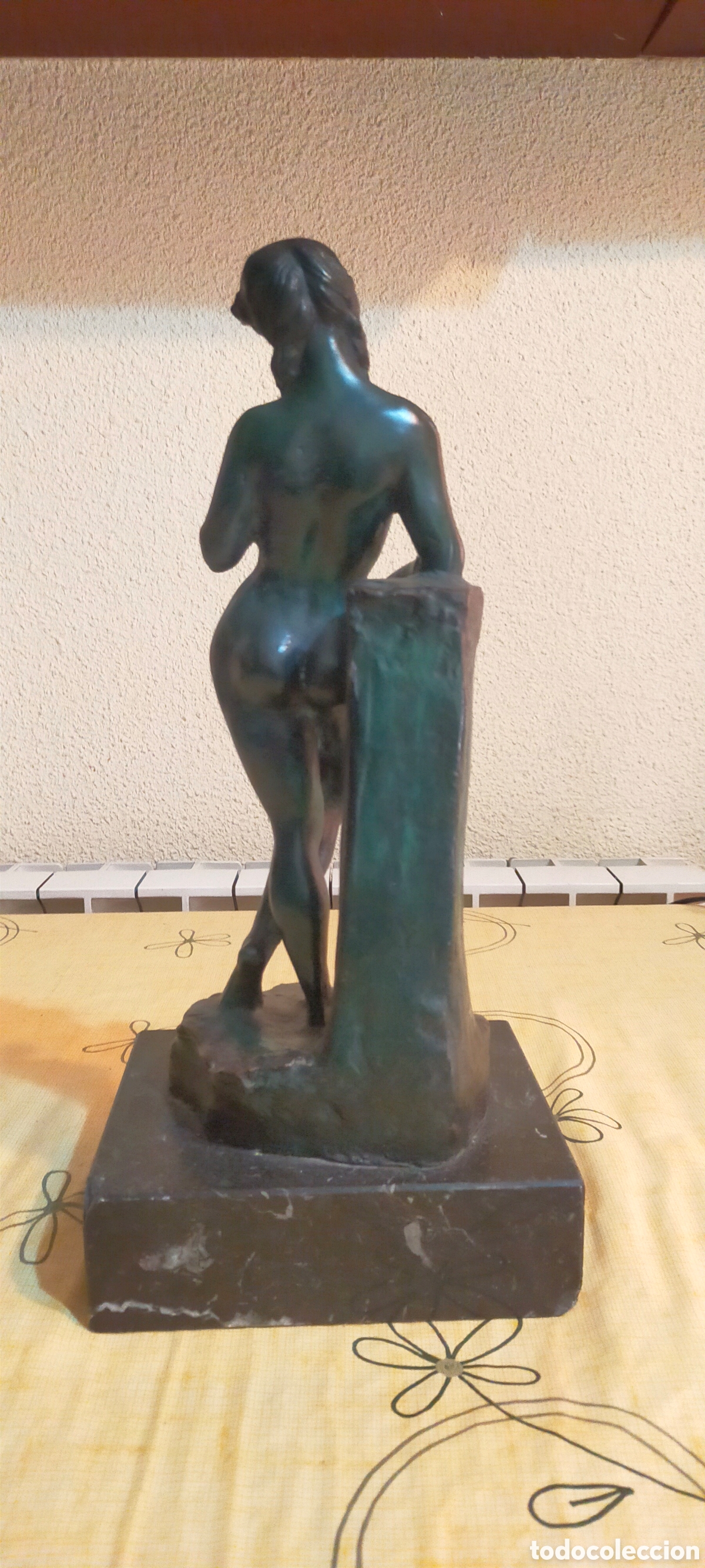 joven desnuda. escultura de bronce. - Compra venta en todocoleccion