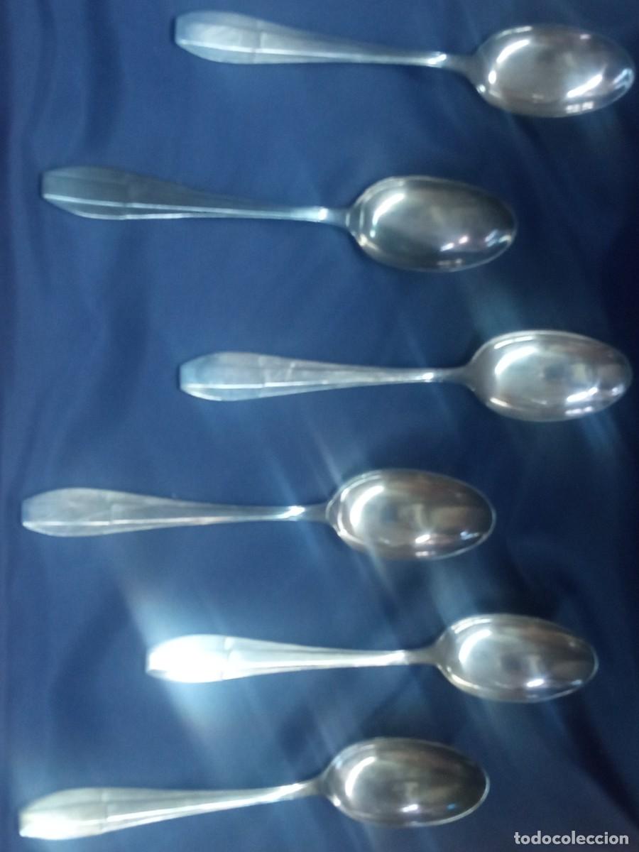 Antig&uuml;edades: J.6 cucharas de postre - Foto 1