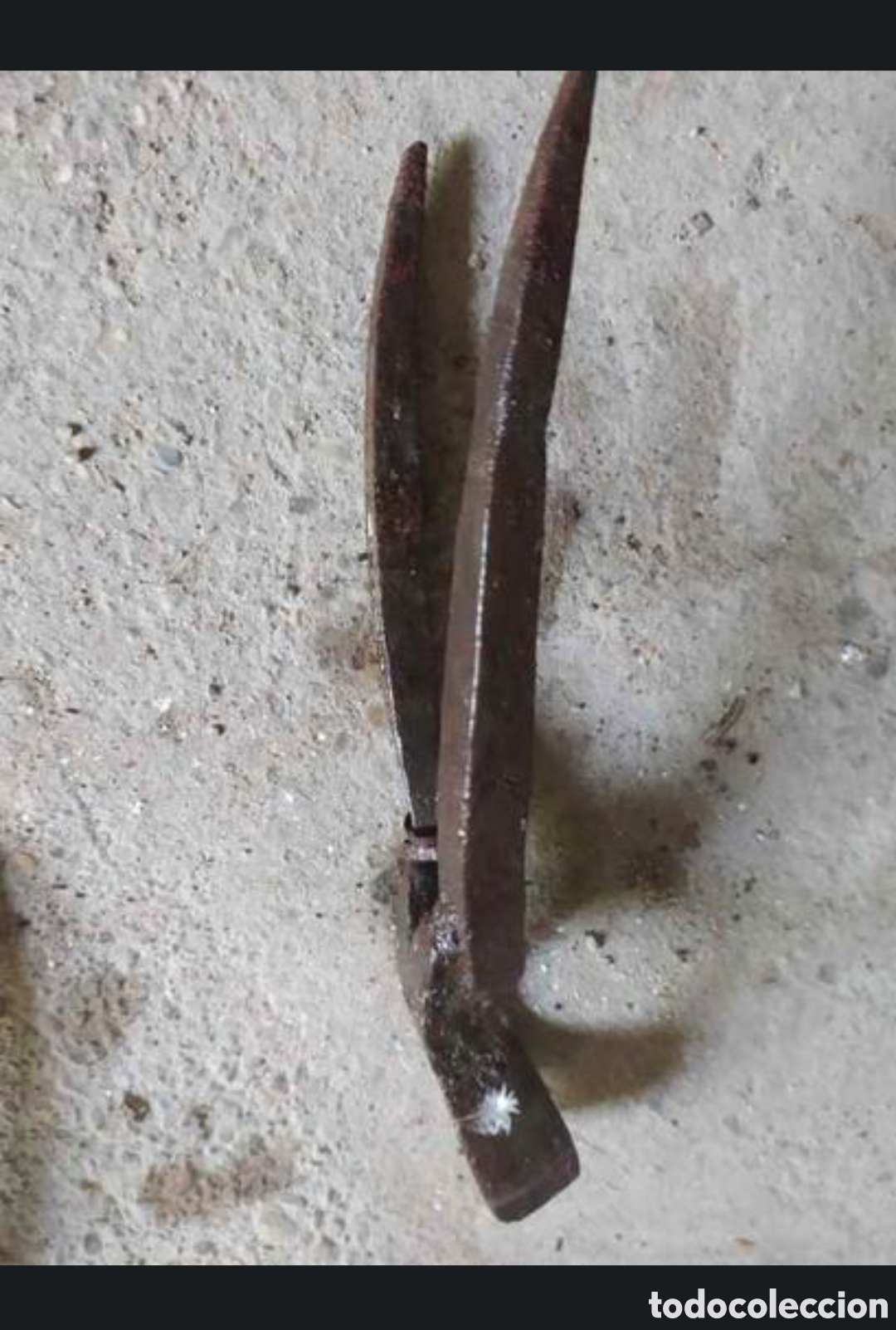 Antig&uuml;edades: Gancho horquilla viergo centenario - Foto 3