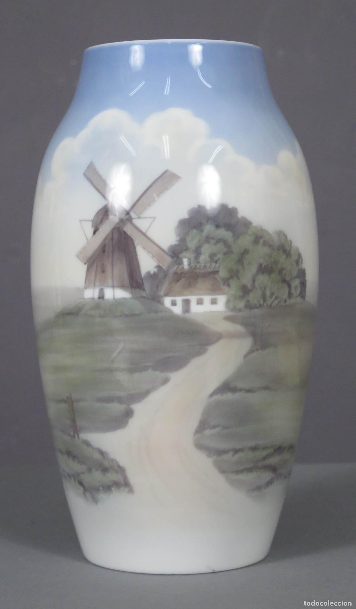 Antiques: JARRON. BandG. DINAMARCA. SIGLO XX