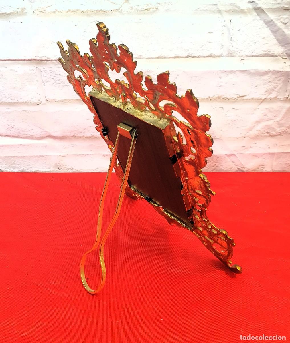 Antig&uuml;edades: Portafotos de bronce - Foto 2