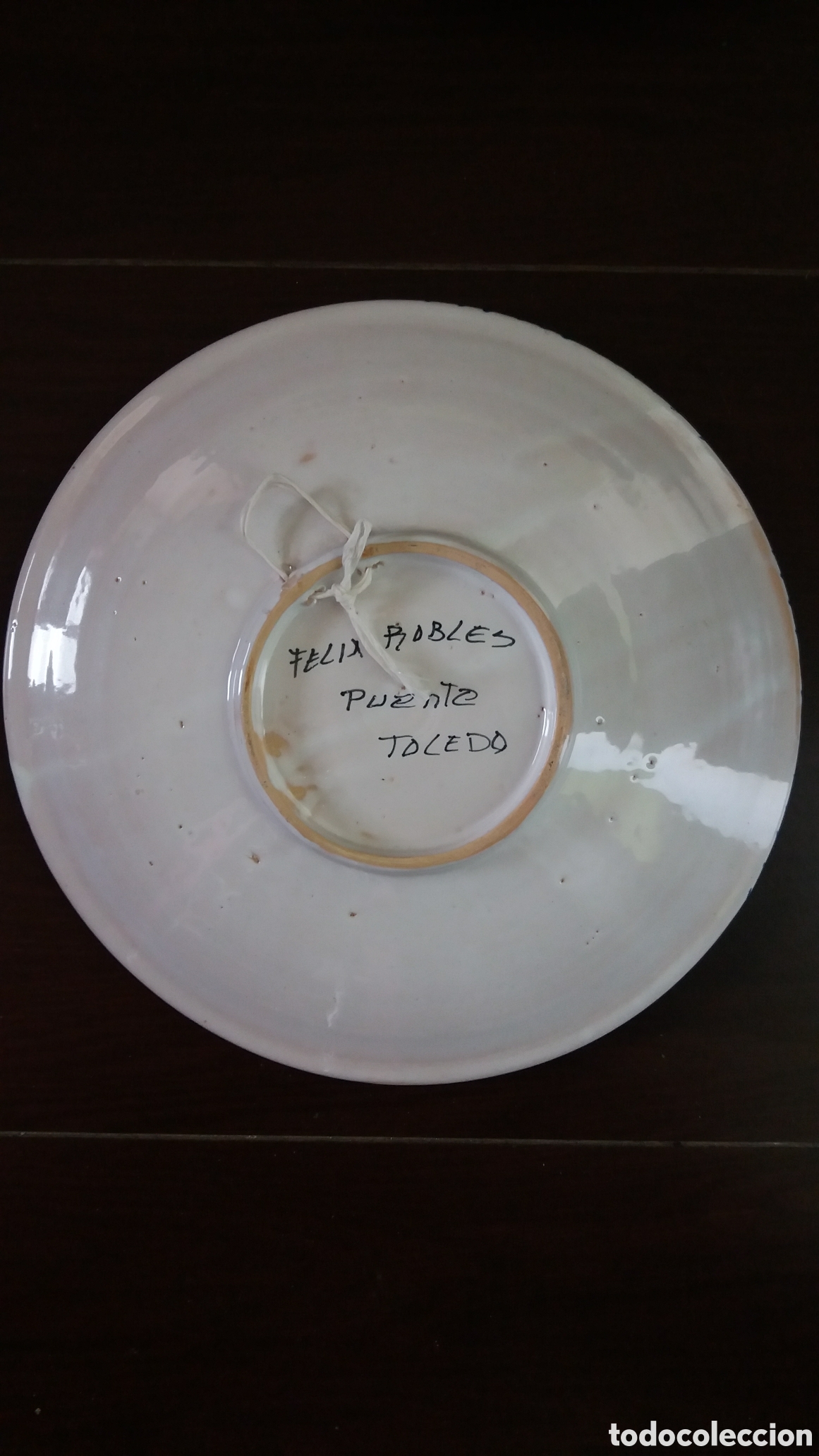 Antig&uuml;edades: PLATO CER&Aacute;MICA 29cm di&aacute;metro - Foto 2