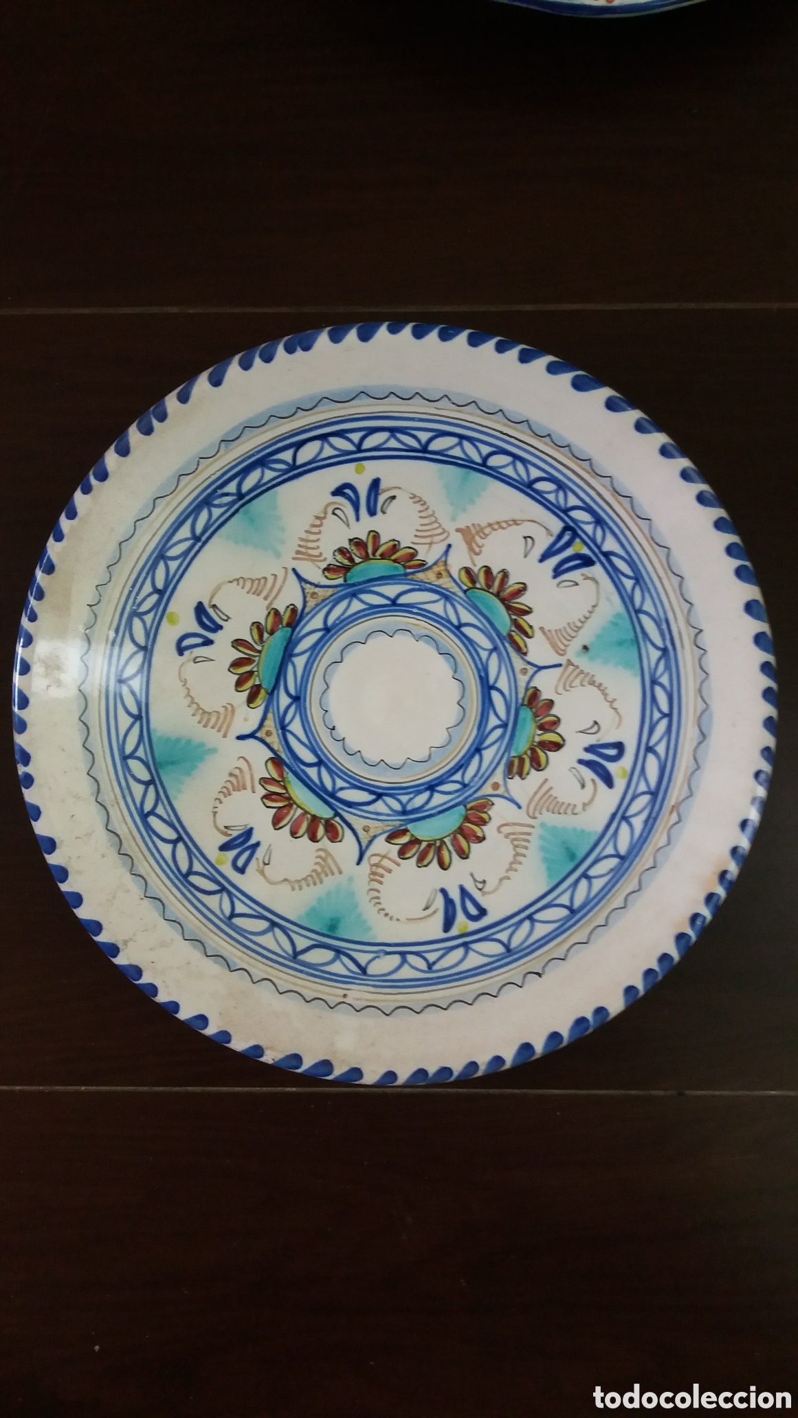 Antig&uuml;edades: PLATO CER&Aacute;MICA 29cm di&aacute;metro - Foto 1